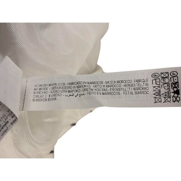 Zara Women Blazer Jacket XS White Striped Oversized Double Breasted 3455/543 NWT - Picture 10 of 13